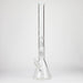 GENIE | 24" Dual 6 arms 9mm glass water beaker bong [GB1906] Glass Bong ONE White