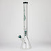 GENIE | 24" 9mm single percolator glass water bong [ GB1905 ] Glass Bong ONE Teal
