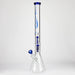 GENIE | 24" Dual 6 arms 9mm glass water beaker bong [GB1906] Glass Bong ONE Blue
