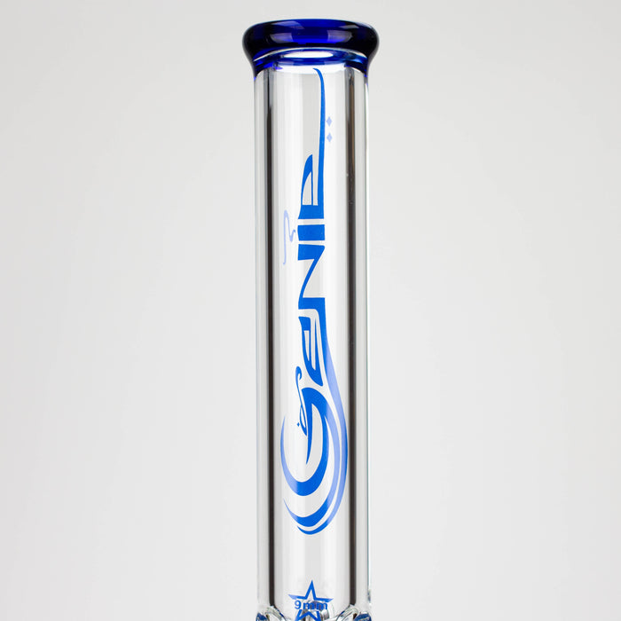 GENIE | 24" Dual 6 arms 9mm glass water beaker bong [GB1906]