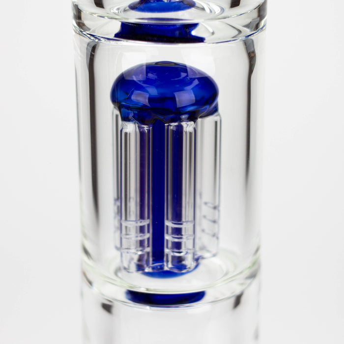 GENIE | 24" Dual 6 arms 9mm glass water beaker bong [GB1906] Glass Bong ONE