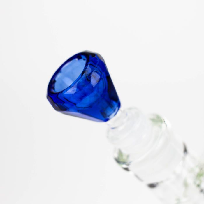 GENIE | 24" Dual 6 arms 9mm glass water beaker bong [GB1906] Glass Bong ONE