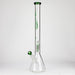 GENIE | 24" 9mm single percolator glass water bong [ GB1905 ] Glass Bong ONE Green