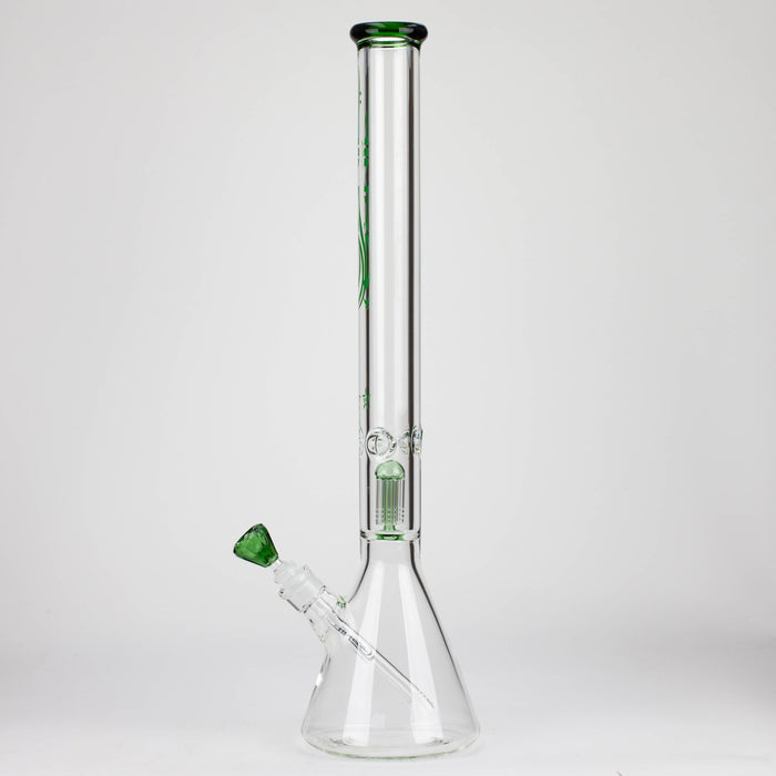 GENIE | 24" 9mm single percolator glass water bong [ GB1905 ] Glass Bong ONE