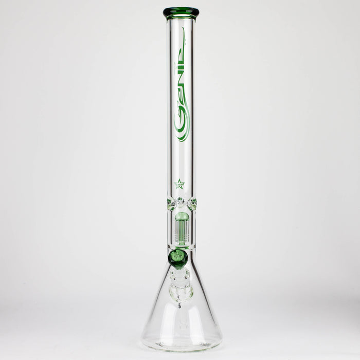 GENIE | 24" 9mm single percolator glass water bong [ GB1905 ] Glass Bong ONE