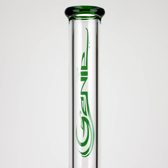 GENIE | 24" 9mm single percolator glass water bong [ GB1905 ] Glass Bong ONE