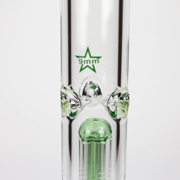 GENIE | 24" 9mm single percolator glass water bong [ GB1905 ] Glass Bong ONE