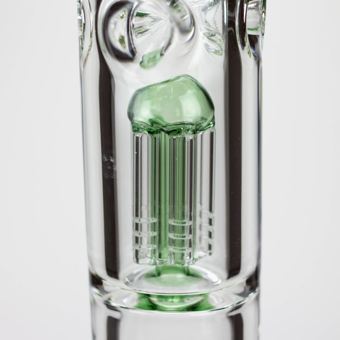 GENIE | 24" 9mm single percolator glass water bong [ GB1905 ] Glass Bong ONE