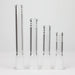 Glass Slitted Glass Diffuser Downstem 4 size (2.5"-5") mixed Pack of 12 Downstem · Bowlstem 777 Smoke