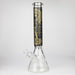 15.5" Egyptian Hieroglyph / 7 mm / Glow in the dark / Glass Bong [LL034-YLW] Glass Bong JJ Distribution