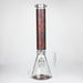 15.5" Egyptian Hieroglyph / 7 mm / Glass Bong [LL034-RED] Glass Bong JJ Distribution