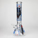 13.5 " JJ WOLF GLOW IN THE DARK GLASS BONG [LL036] Glass Bong JJ Distribution BLUE
