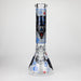 13.5 " JJ WOLF GLOW IN THE DARK GLASS BONG [LL036] Glass Bong JJ Distribution