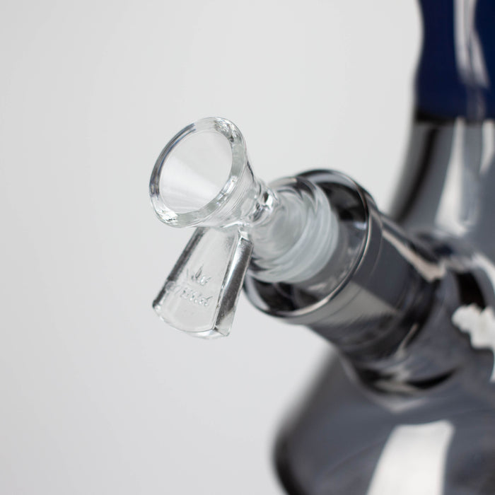 COBRA | 13" Eletroplate 7 mm Glass Beaker Bong [LL1026] Glass Bong JJ Distribution