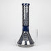 COBRA | 13" Eletroplate 7 mm Glass Beaker Bong [LL1026] Glass Bong JJ Distribution