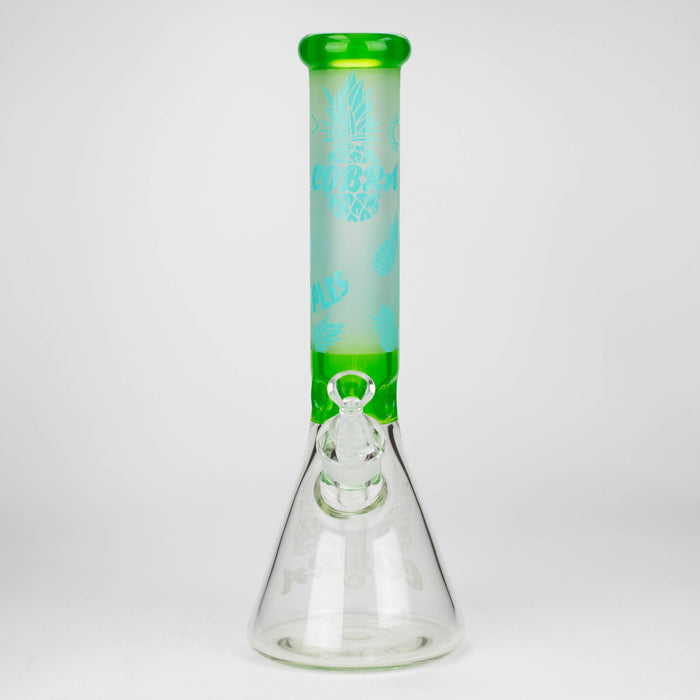 COBRA | 13.5" sandblasted pineapple 7 mm glass bong [LL023] Glass Bong JJ Distribution