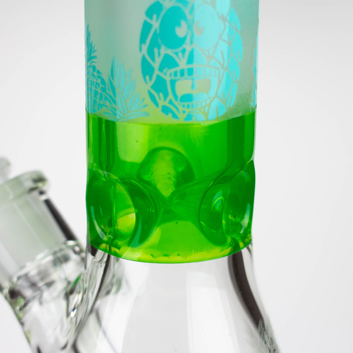 COBRA | 13.5" sandblasted pineapple 7 mm glass bong [LL023] Glass Bong JJ Distribution