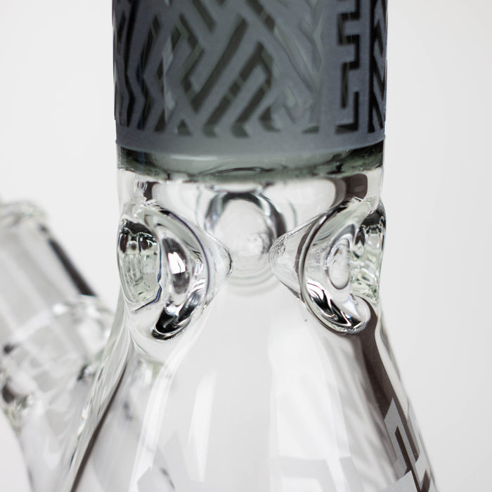 COBRA | 15" sandblasted artwork tube 7 mm glass water bong [YK04] Glass Bong JJ Distribution