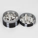 1.5" Casino Chips Metal Grinder 3 Layers Box of 12 [GZ371] Display 777 Smoke
