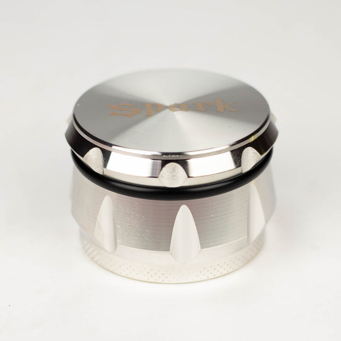 Spark 4 parts color drum grinder Regular ONE Silver