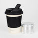 Wholesale Pipe Mug with Built-In Smoking Bowl | High-Margin 420 Gift Item Resin · Silicone · Plastic Bong OPSEC Mug White