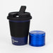 Wholesale Pipe Mug with Built-In Smoking Bowl | High-Margin 420 Gift Item Resin · Silicone · Plastic Bong OPSEC Mug Blue
