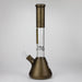 NG | 18 inch 7mm Sandblasted Metallic Beaker [L732] Glass Bong High-End Brands Glass