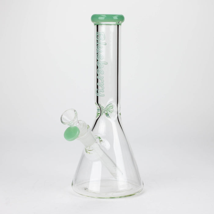 Blueberry | 11 inch Mini Beaker Bong [L708] Glass Bong High-End Brands Glass GREEN.C (MINT)