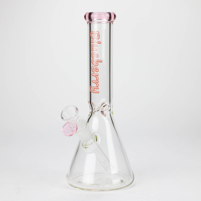 Blueberry | 11 inch Mini Beaker Bong [L708] Glass Bong High-End Brands Glass PINK