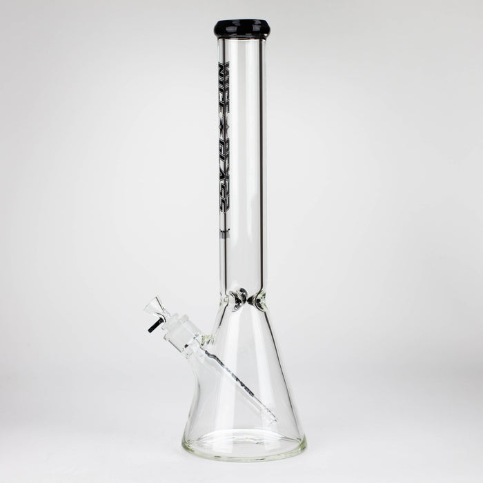 NG | 18 inch 7mm Beaker [GX006A-7] Glass Bong High-End Brands Glass BLACK