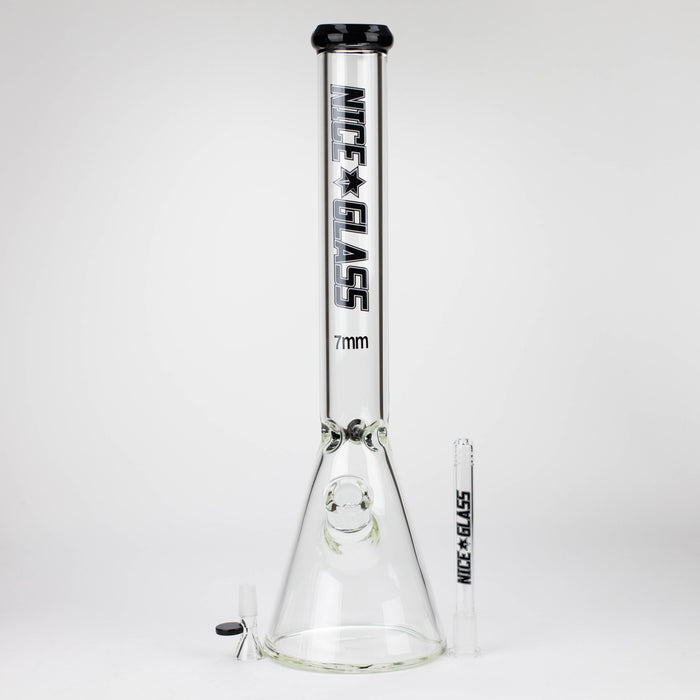 NG | 18 inch 7mm Beaker [GX006A-7] Glass Bong High-End Brands Glass