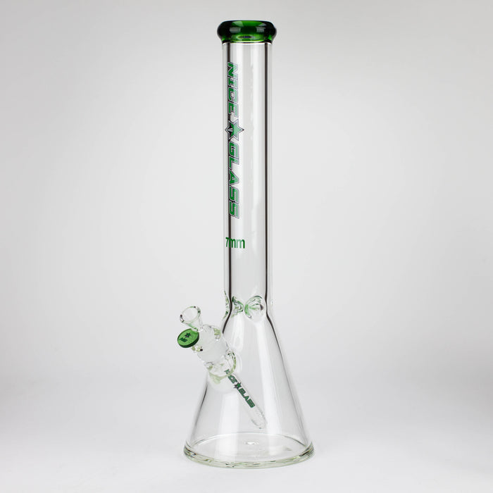 NG | 18 inch 7mm Beaker [GX006A-7] Glass Bong High-End Brands Glass GREEN