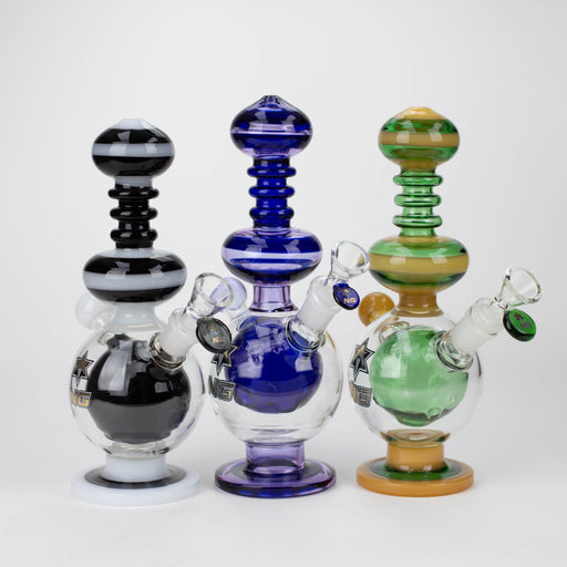 NG | 10 inch Large Ball Perc Bubbler [TX0003] Bongs High-End Brands Glass
