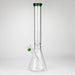 18 inch No Logo Beaker [BTBK18] Glass Bong ONE Green