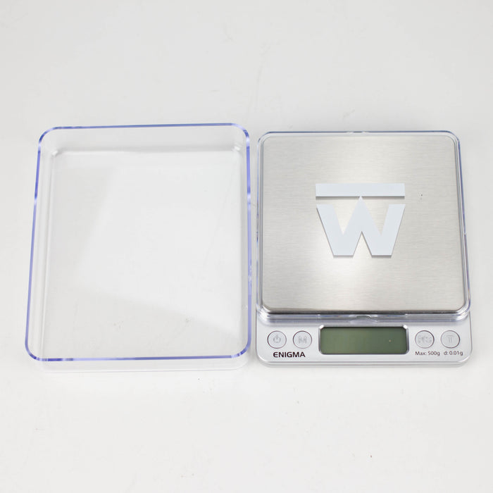 Truweigh | Enigma Scale - 500g x 0.01g - Silver Scale Cannatron