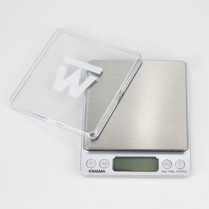Truweigh | Enigma Scale - 500g x 0.01g - Silver Scale Cannatron
