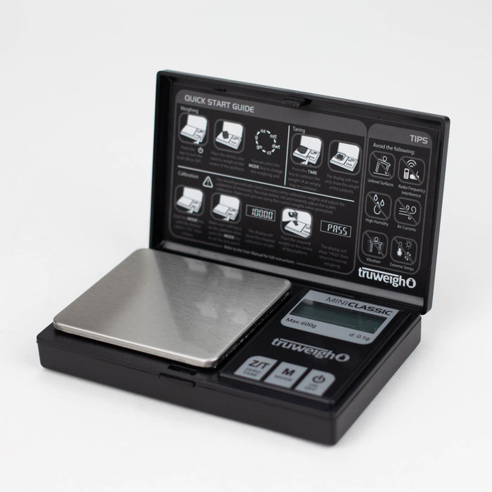 Truweigh | Mini Classic Scale - 600g x 0.1g - Black