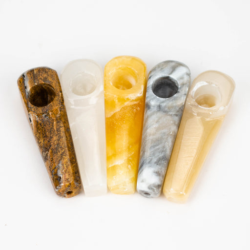 3" Onyx stone Pipe Pack of 5 [MMO] Quartz hand pipe Marbalia