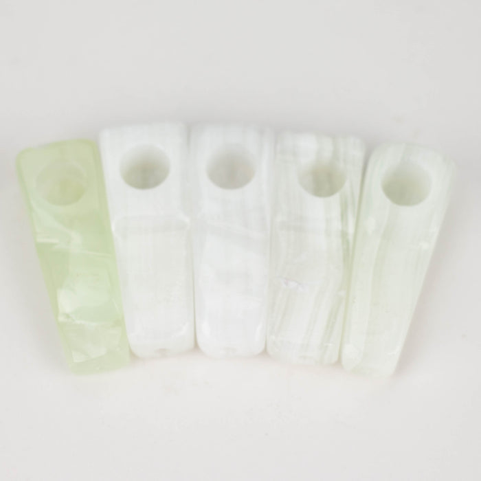2" Onyx stone Pipe Pack of 5 [SSMO] Quartz · Stone Pipe Marbalia