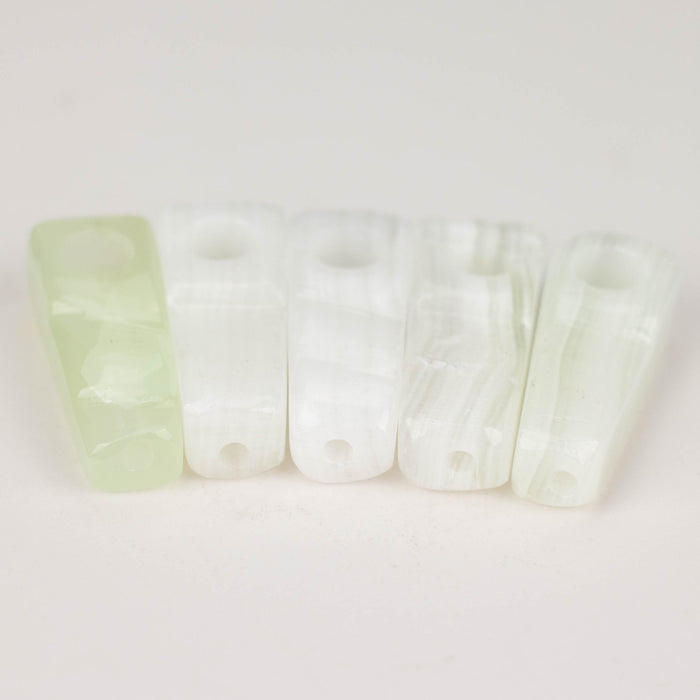 2" Onyx stone Pipe Pack of 5 [SSMO] Quartz · Stone Pipe Marbalia
