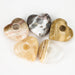 2" Onyx stone Pipe Pack of 5 [HEART] Quartz · Stone Pipe Marbalia
