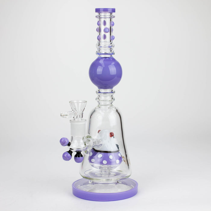 preemo | 13 inch Playful Piggy Bubbler [P088] Glass Bong preemo PURPLE