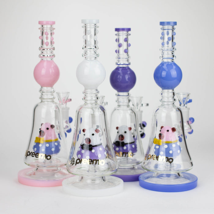 preemo | 13 inch Playful Piggy Bubbler [P088] Glass Bong preemo
