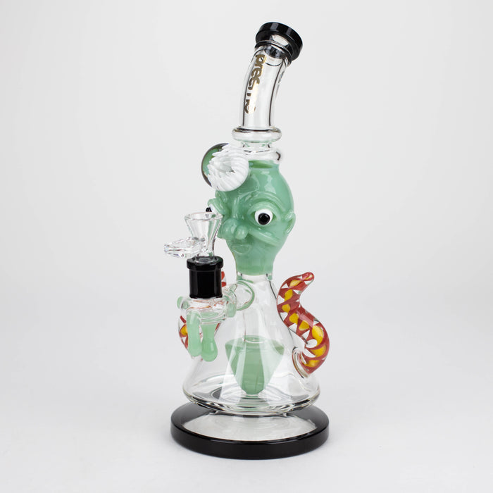 preemo | 11 inch Spiked Goblin Gobs Bubbler [P089] Glass Bong preemo GREEN