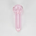 4" Pink Premium Glass Pipe Box of 12 Glass Pipe 777 Smoke Clear