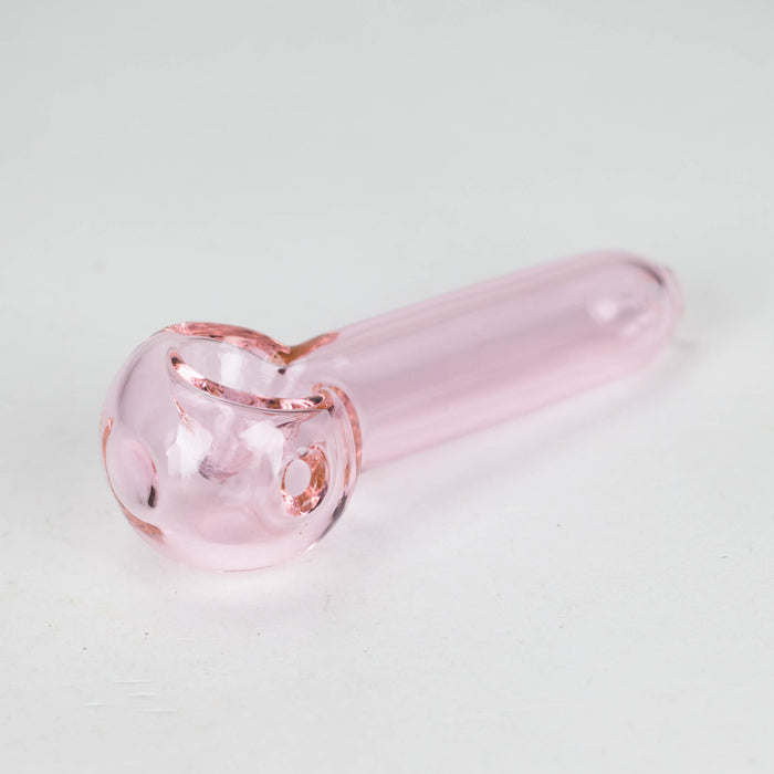 4" Pink Premium Glass Pipe Box of 12 Glass Pipe 777 Smoke