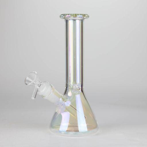 8" Electroplated Beaker Glass bong Bongs Super Supplys Inc