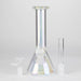 8" Electroplated Beaker Glass bong Glass Bong Super Supplys Inc