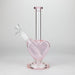 Z10" Glass Heart Bong - Valentia's day limit Edition Glass Bong 777 Smoke Pink