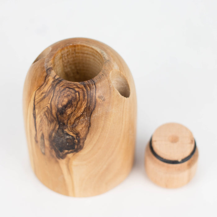 VOW | Olive wood tabletop Dugout/One hitter stash Box/Smoker's Gift Wooden Pipe Variety Olive Wood
